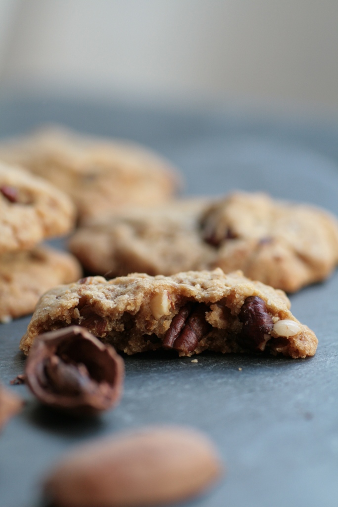 Cookies au noix de pécan et noisettes