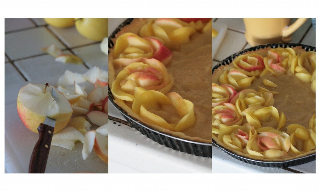 flower apple pie