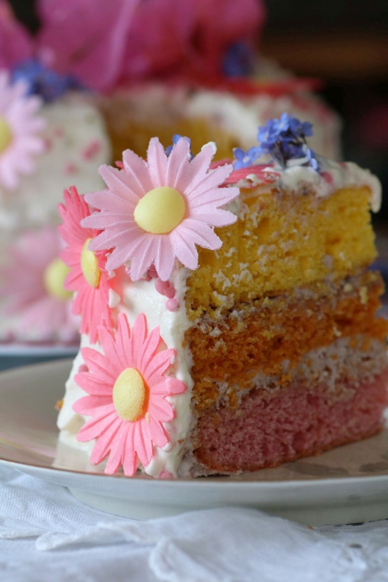 Layer cake coloré Flower Power 